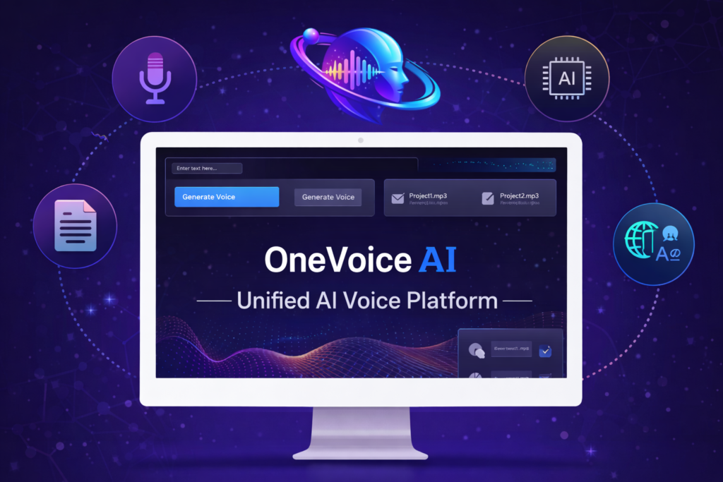OneVoice AI unified voice platform dashboard